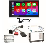 Kenwood DMX6523DABS Android Auto CarPlay Bluetooth Einbauset für Kia Venga
