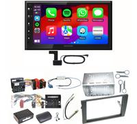 Kenwood DMX6523DABS Android Auto CarPlay Einbauset für Audi A4 B6 B7 Seat Exeo