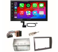Kenwood DMX6523DABS Android Auto CarPlay Einbauset für Fiat Ducato Boxer Jumper
