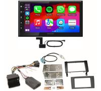 Kenwood DMX6523DABS Android Auto CarPlay Einbauset für Mercedes SLK R171 ab 2008