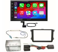 Kenwood DMX6523DABS Android Auto Einbauset für Beetle Jetta Sharan Tiguan T5