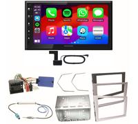 Kenwood DMX6523DABS Android Auto Einbauset für Opel Vectra C Meriva Vivaro Combo