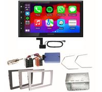 Kenwood DMX6523DABS CarPlay Einbauset für Opel Omega B Meriva A Agila Vivaro