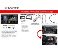 Kenwood DMX6523DABS Für Fiat Panda Serie Ab 2024 Touchscreen