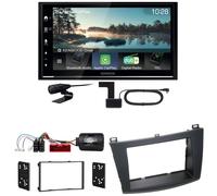 Kenwood DMX7722DABS Android Auto CarPlay Bluetooth Einbauset für Mazda 3 BL