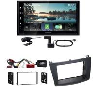 Kenwood DMX7722DABS Android Auto CarPlay Bluetooth Einbauset für Mazda 3 BL