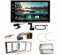 Kenwood DMX7722DABS CarPlay Einbauset für Opel Omega B Meriva A Agila Vivaro