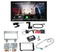 Kenwood DMX8021DABS Android Auto CarPlay Bluetooth Einbauset für Kia Cee'd ED