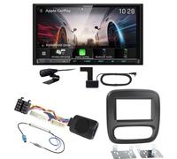Kenwood DMX8021DABS Android Auto CarPlay Bluetooth Einbauset für Nissan NV300