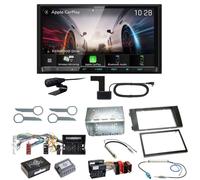 Kenwood DMX8021DABS Android Auto CarPlay Einbauset für Audi A6 4B Facelift