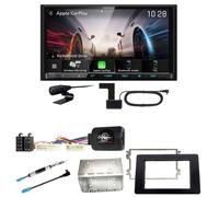 Kenwood DMX8021DABS Android Auto CarPlay Einbauset für Nissan NV400 ab 2019