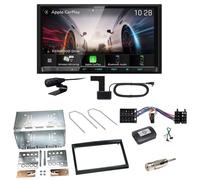 Kenwood DMX8021DABS Android Auto CarPlay Einbauset für Peugeot 307 Citroen C2 C3