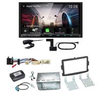 Kenwood DMX8021DABS Android Auto CarPlay Einbauset für Renault Captur Master