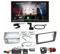 Kenwood DMX8021DABS Android Auto CarPlay Einbauset für Seat Exeo Audi A4 B6 B7