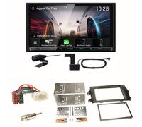 Kenwood DMX8021DABS Android Auto CarPlay Einbauset für Suzuki SX 4 Fiat Sedici