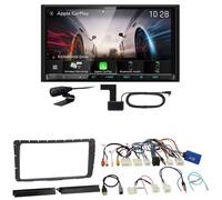 Kenwood DMX8021DABS Android Auto CarPlay Einbauset für Toyota Hilux ab 2011