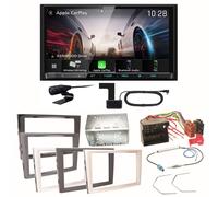 Kenwood DMX8021DABS CarPlay Einbauset für Opel Astra H Corsa D Zafira B Antara