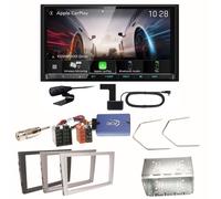 Kenwood DMX8021DABS CarPlay Einbauset für Opel Omega B Meriva A Agila Vivaro