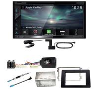 Kenwood DNX-5190DABS CarPlay Android Auto Einbauset für Renault Master 3 ab 2019