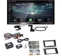 Kenwood DNX-5190DABS Navi Carplay Bluetooth Einbauset für Mercedes W211 CLS W219
