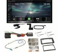 Kenwood DNX-5190DABS Navi Carplay Bluetooth Einbauset für T5 2003-2015 Multivan