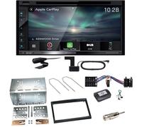 Kenwood DNX-5190DABS Navi CarPlay CD MP3 Einbauset für Peugeot 307 Citroen C2 C3