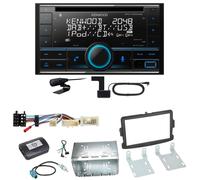 Kenwood DPX-7300DAB Bluetooth Digitalradio USB CD Einbauset für Renault Trafic 3