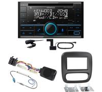 Kenwood DPX-7300DAB Bluetooth Digitalradio USB CD Einbauset für Renault Trafic 3