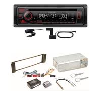 Kenwood KDC-BT450DAB Bluetooth Digitalradio CD Einbauset für Audi A3 8L A6 4B