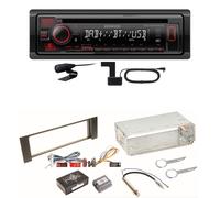 Kenwood KDC-BT450DAB Bluetooth Digitalradio CD Einbauset für Audi A4 B6 B7