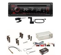 Kenwood KDC-BT450DAB Bluetooth Digitalradio Einbauset für Audi A4 B5 A6 4B C4 A8