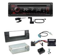 Kenwood KDC-BT450DAB Bluetooth Digitalradio Einbauset für BMW 5er E39 ab 10/2000