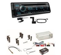Kenwood KDC-BT760DAB Bluetooth Digitalradio Einbauset für Audi A4 B5 A6 4B C4 A8