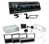 Kenwood KDC-BT760DAB Bluetooth Einbauset für Opel Vectra C Meriva Vivaro Combo