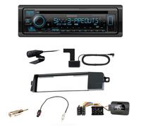Kenwood KDC-BT950DAB Bluetooth Digitalradio CD Einbauset für BMW 3er E46