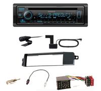 Kenwood KDC-BT950DAB Bluetooth Digitalradio CD Einbauset für BMW 3er E46