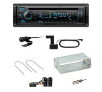 Kenwood KDC-BT950DAB Bluetooth Digitalradio CD Einbauset für Peugeot 206 206 CC