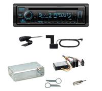 Kenwood KDC-BT950DAB Bluetooth Digitalradio Einbauset für Mercedes W210 ab 08/99