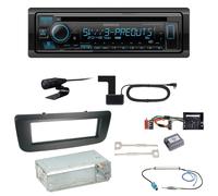 Kenwood KDC-BT950DAB Bluetooth Digitalradio Einbauset für Skoda Fabia 2 Roomster