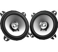 Kenwood KFC-S1057 Stage Sound Series, 10 cm Doppelkonus-Autolautsprecher, 220 W Spitzenbelastbarkeit, 21 W RMS, 4 Ohm, Silver Polypropylene Woofer Cone, Flacher Einbau, 2 Stück