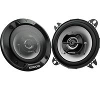 Kenwood KFC-S1067 Stage Sound Series, 10 cm 2-Wege-Autolautsprecher, 220 W Spitzenbelastbarkeit, 21 W RMS, 4 Ohm, 25 mm Kalottenhochtöner, inkl. Abdeckung, 2 Stück