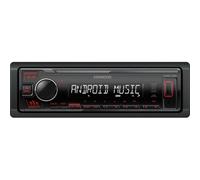 Kenwood KMM-105RY Autoradio mit MP3 USB AUX 4#50W Rot