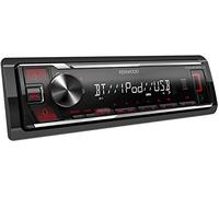 Kenwood KMM-BT206 USB-Autoradio mit BT-Freisprecheinrichtung (Alexa Built-in, Hochleistungstuner, Soundprozessor, USB, AUX, Spotify Control, 4 x 50 Watt, Tastenbeleuchtung rot)