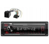 Kenwood KMM-BT209 Autoradio mit Bluetooth MP3 USB AUX 4# 50W ISO Adapter