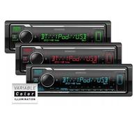 Kenwood KMM-BT358 Autoradio mit Bluetooth MP3 USB AUX VarioColor 4x50W 3 xRCA
