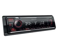 Kenwood Autoradio Bluetooth 1DIN KMM-BT408DAB DAB+ incl. DAB+ Antenne USB AUX