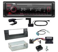 Kenwood KMM-BT408DAB Bluetooth Digitalradio Einbauset für BMW 5er E39 ab 10/2000