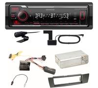 Kenwood KMM-BT408DAB Bluetooth Digitalradio Einbauset für BMW E90 E91 E92 E93