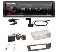 Kenwood KMM-BT408DAB Bluetooth Digitalradio Einbauset für BMW E90 E91 E92 E93