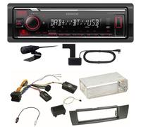 Kenwood KMM-BT408DAB Bluetooth Digitalradio Einbauset für BMW E90 E91 E92 E93